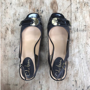 Cole Haan brown slingback shoes, barely used